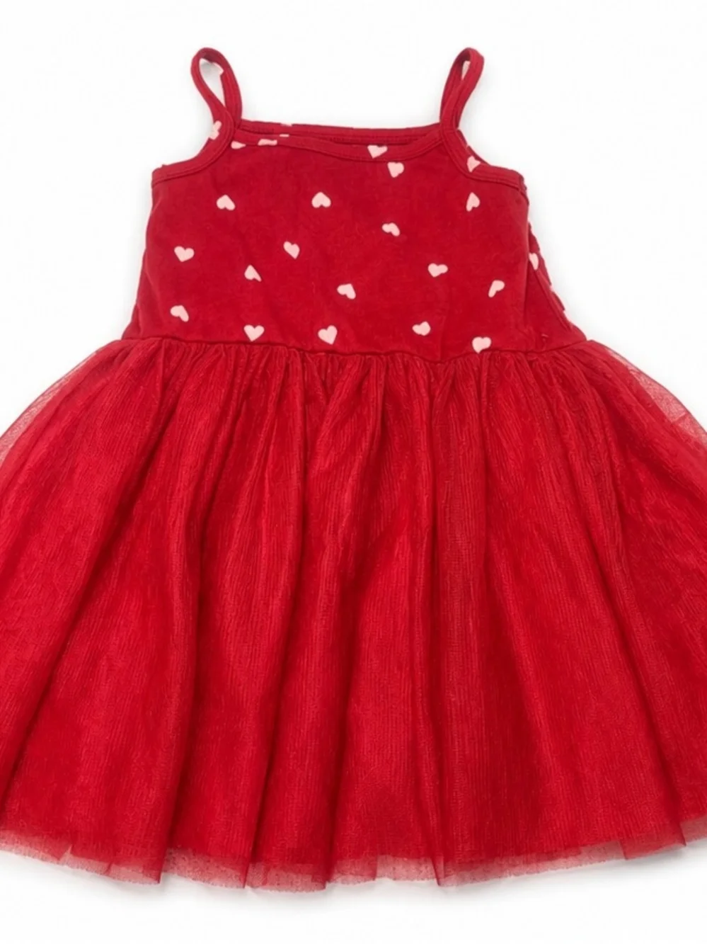 Old Navy Red Tulle Spaghetti Strap Dress | Size 2T